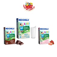 Indomilk Kids Milk UHT Milk Strawberry Vanilla Chocolate Box