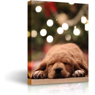 Sign Leader Personalized Canvas Wall Art Custom Canvas Prints with Your Dog PhotosPictures-11x14 inc