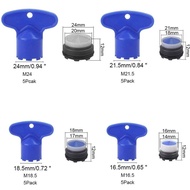 [AU]❀Faucet Aerator Spanner Filter Liner Removal Wrench Replacement Repair 16.5-24mm