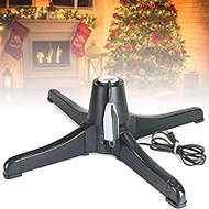 Rotating Christmas Tree Stand 360°, Adjustable Electric Artificial Holiday Tree Holder for Up to 7.5