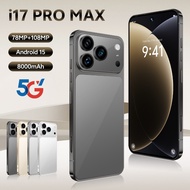 2025 New i17 Pro Max Smartphone | 7.3" 1440*3120 Perforated Screen, 78MP+108MP Camera, 8000mAh Batte