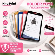 ID Card Holder Card Frame Casing Yoyo Id Card Aluminum Holder