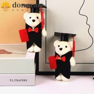 DONOVAN Graduation Bear Doll, Graduation Season Graduation Ceremony Bachelor Bear Plush Toy, Funny Celebrate Party Congratulation Commemorative Doctor Cap Bear Toy Kids