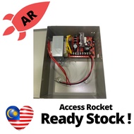 12VDC 5A Door Access Power supply with battery charger in metal housing