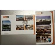 Malaysia 2014 Lapangan Terbang KLIA2 KLIA 2 International Airport 4v Stamp FDC Special Cachet with B