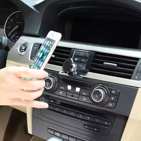 For BMW 3 Series E90 05-12 X3 X4 G01 G02 18-21 Aluminum Alloy Car Center Air Vent Mobile Phone Holde