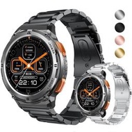 22 毫米手錶手鍊錶帶適用於 AMAZTIM TANK T2 Ultra Smartwatch 不銹鋼錶帶適用於 AMA