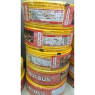 (5 METERS) Soft Double Electrical Wire 2x0,5/2x0,75/2x1/2x1,5/2x2.5 mm2 Cadisun Genuine Products