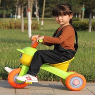 3-wheeled Ant Bicycle For Baby Convenient Foldable Glowing Wheel