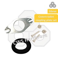 Cistern Coupling Plate Set with Rubber Cone & Screw 2” (50mm)
