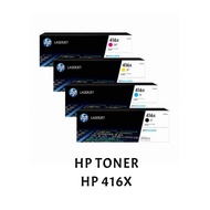 [ORIGINAL] HP Toner HP 416X Black Cyan Magenta Yellow W2040X W2041X W2042X W2043X
