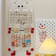 Storage Storage Nail Clip Ear Storage Earrings Premium Necklace Grab Value Box Color Decoration Wall