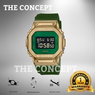 100% Original Casio G-Shock GM-5600CL-3 GM-5600CL3 GM-5600CL GM-5600 GM-5600 Kepala Besi Metallic Co