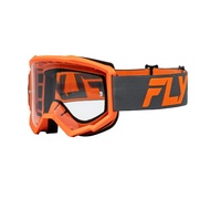 FLY RACING GOGGLE CLEAR LENS GREY ORANGE GOGGLE CROSS FLY focus