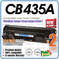 2x Compatible to HP CB435A CB 435A 435 HP35A HP435 P1005 P1006 P 1005 1006 Laser Printer Toner Black
