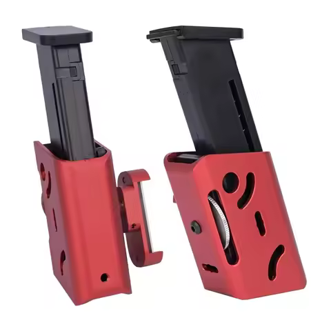 ### IPSC Aluminum Magazine Pouch Competition Multi-Angle Adjustment Pouch For Glock G17 G19 G22 G34