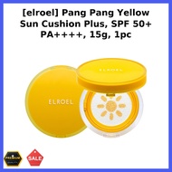 [elroel] Pang Pang Yellow Sun Cushion Plus, SPF 50+ PA++++, 15g, 1pc / Korean Sunscreen Cushion by j