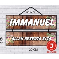 HIASAN DINDING Immanuel spiritual wall decoration (IM01)