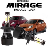 ไฟหน้ารถยนต์ Led 8000 Lm 1 คู่สําหรับมิตซูบิชิ Mirage  ปี 2012-2016