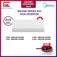 Midea Air Conditioner XTreme Cool Series 1HP-2.5HP R32 Wall Non-Inverter