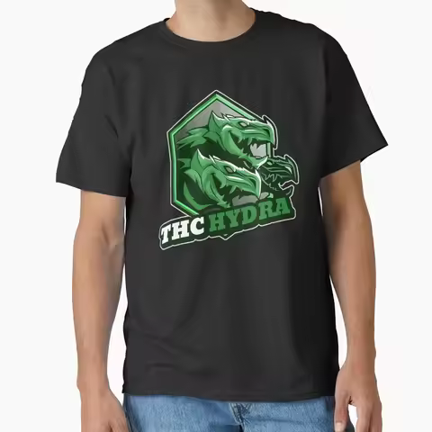 Cyber security - Hacker - THC Hydra - password cracking Linux Operating System Graphic T‑Shirt Geek 