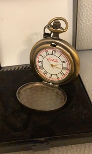 Official Cocacola vintage pocket watch (unused) 官方懷舊可口可樂陀錶 (未用）