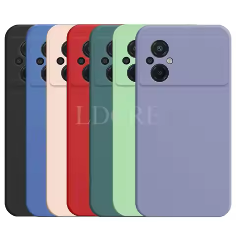 For Xiaomi POCO M5 Case Liquid Silicone Coque For POCO M5 M5S F4 GT X3 GT M4 X4 Pro Cover TPU Fundas
