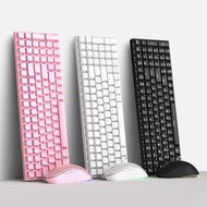 New Arrival RK100G/RK860 pink Wireless Wired/2.4G Dual-Mode Mechanical mechanical keyboard mouse set