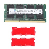 DDR3 8GB Laptop Memory Ram+Cooling Vest 1600Mhz PC3-12800 1.5V 204 Pins SODIMM 2RX8 for Laptop Memory Durable Easy Install