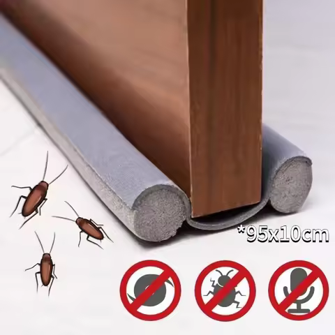 1PC Flexible Under Door Draft Stopper Door Bottom Seal Strip Weather Strip Thicker Anti-Cold Gap Blo