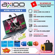 AXIOO MYBOOK HYPE 3 & 5 INTEL CORE i5 8GB 512GB SSD FHD IPS WIN11 ORI