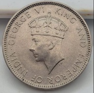 (1937)Hong Kong silver colour Ten Cents/Circulation coins /(1937)香港銀色一毫硬幣/喬治六世/首年發行Ref1937h