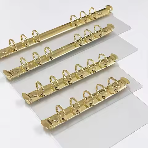 A5 A6 A7 A8 Ring Binder buckle Metal binder 6 holes Clip File Folder shell Notebook Side insertion L