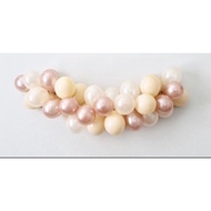 30pcs CREAM rose gold balloon package PBC30