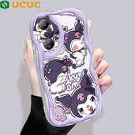 (Local Ready) UCUC Casing hp Case Ponsel Untuk Infinix Hot 20 20I 30 30I Play Kartun Melodi dan Kuro