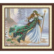 Joy Sunday Stamped Cross Stitch Ktis DMC Threads Chinese Cross Stitch Set DIY Needlework Embroidery Kit-Forest Guardian