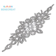 BENECREAT 1pc 1pc Hotfix Rhinestone Brass on Patches for Wedding Theme Dress Shoes Garment Decoratio