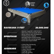 MEJA BILLIARD RAHWANA MIRIP BANGET SAMA MR SUNG LOKAL NOGENTAR