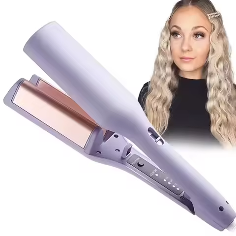 32mm French Hair Curler Wave Professional Egg Roll Hair Curling Iron Corrugated Wavy Styler Fast Hea
