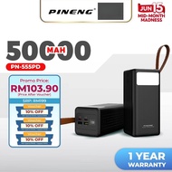 [NEW] Pineng PN-555PD 50000mAh Powerbank PD 20W + QC 22.5W Fast Charging Powerbank PN555