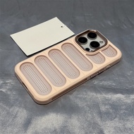 【Cooling  PC hard case/Back Plate Mesh Design】case  for iPhone 13 12 11 pro max