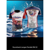 Malaysia 1957 independence day Jersey 2026 UNISEX Retro Jersey Streetwear big Malaysia 68th Independ