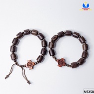 Rosary - 10mm ebony rosary bracelet NS258 Catholic gifts, CHRISTMAS, Patron's Day, birthday