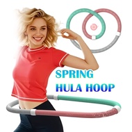 Hula Hoop Rope Sports Fitness Spring Portable Elastic Hula Hoop for Training