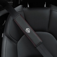 2PCS Nissan seat belt cover leather seat belt shoulder protector car seat belt cover shoulder protector breathable B-level C-level S-level for Qashqai Note NV200 Serena c27 Kicks X Trail Latio SylphySkyline