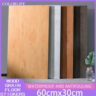 60X30cm wood tiles for floor sticker Vinyl Floor Tile Self Adhesive Paper Tile Floor For Home Decor Living Room