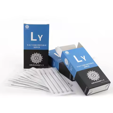 50PCS/Box Disposable Assorted Sterilized Tattoo Needles Fog Needles RL RS M1 RM M2 for Microblading 