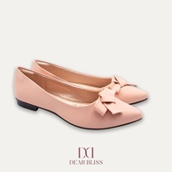 DEAR BLISS Aitana Tye Apricot Pointed Toe Flats