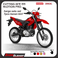 Cutting STICKER YAMAHA WR 155 MODEL MOTION PRO STICKER MOTION PRO CUTTING STICKER MOTION PRO FOR WR 