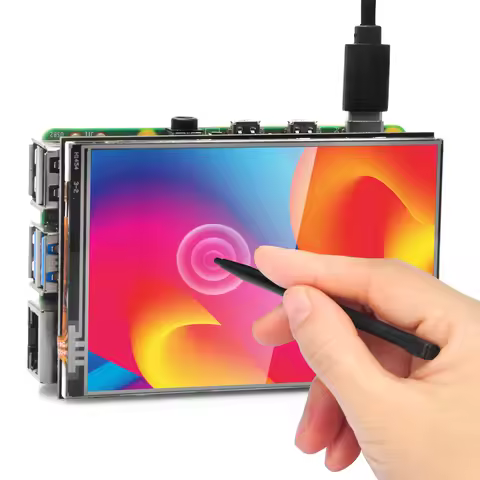 OSOYOO 3.5 inch TFT LCD Touch Screen Monitor for Raspberry Pi 5/4B/3B+/3B/2B/Zero/Zero W 480x320 Pix
